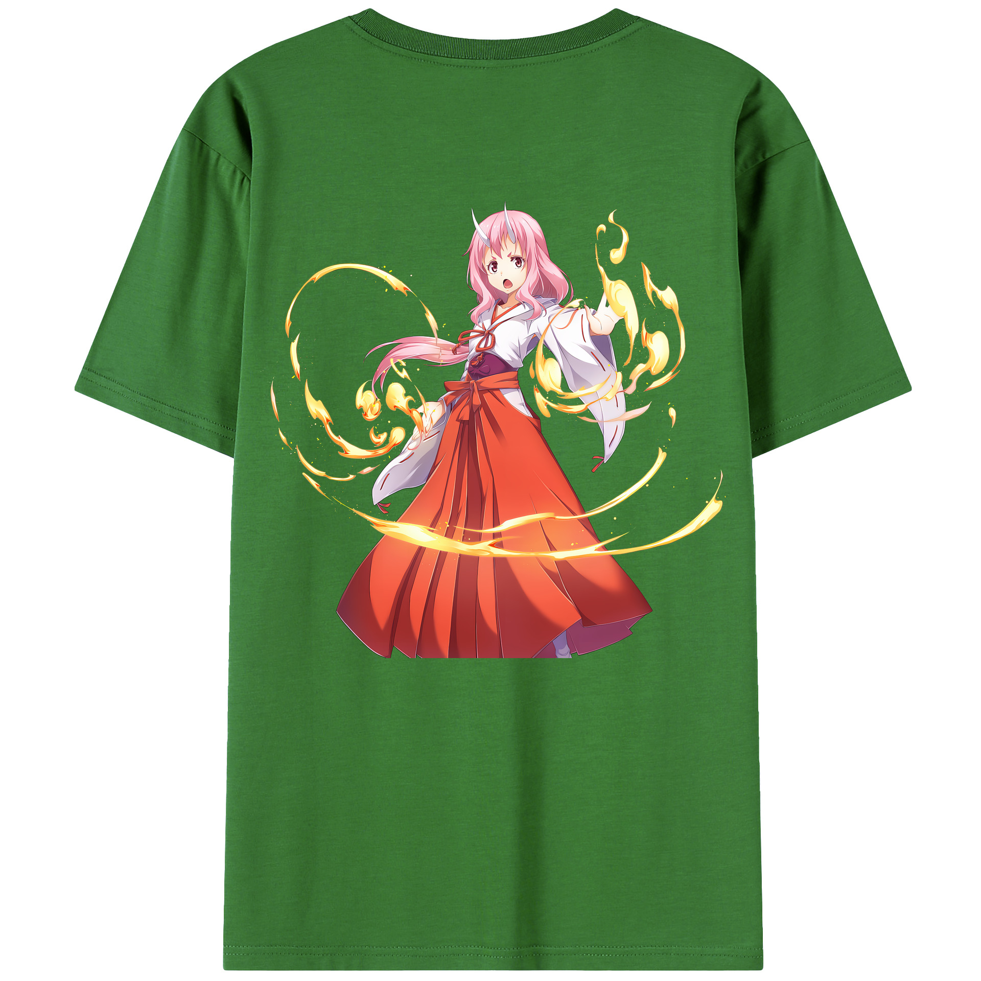 （画像用） 転スラ Regarding Reincarnated to Slime レディース半袖Tシャツ(バックプリント)